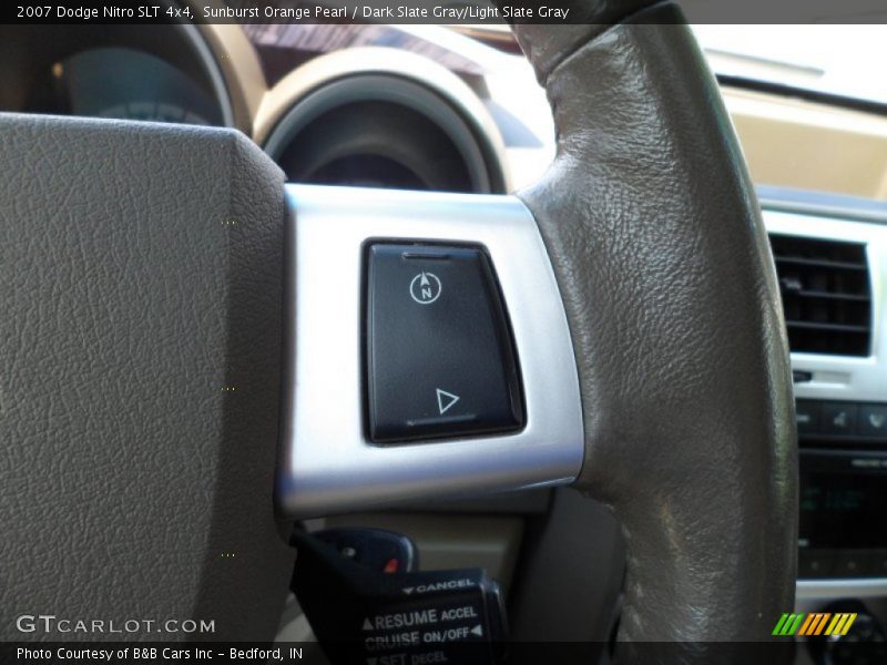 Sunburst Orange Pearl / Dark Slate Gray/Light Slate Gray 2007 Dodge Nitro SLT 4x4