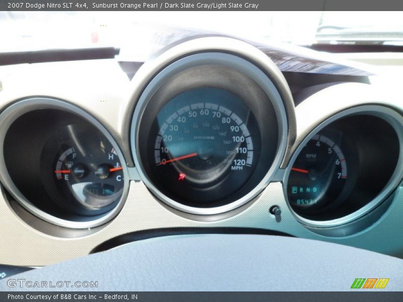Sunburst Orange Pearl / Dark Slate Gray/Light Slate Gray 2007 Dodge Nitro SLT 4x4