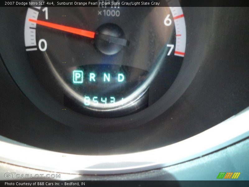 Sunburst Orange Pearl / Dark Slate Gray/Light Slate Gray 2007 Dodge Nitro SLT 4x4