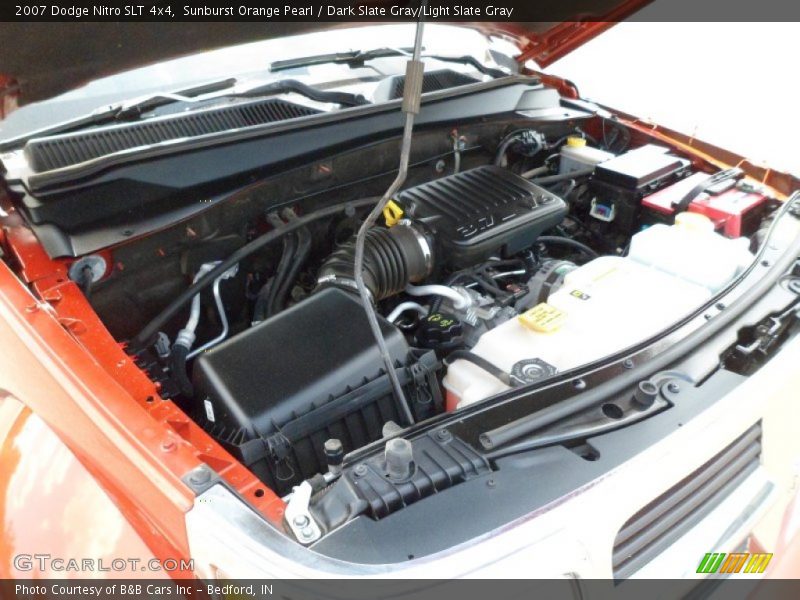 Sunburst Orange Pearl / Dark Slate Gray/Light Slate Gray 2007 Dodge Nitro SLT 4x4