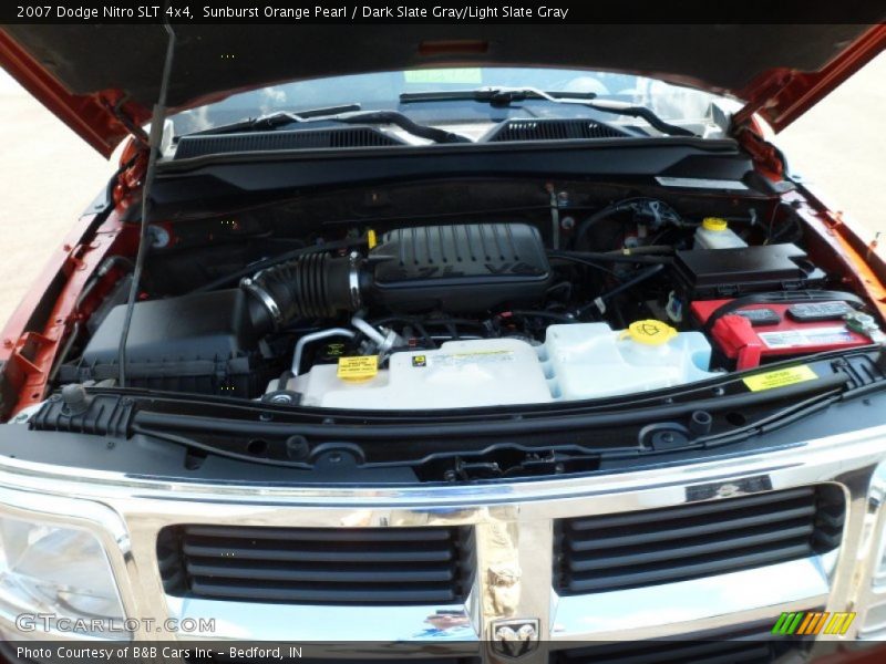 Sunburst Orange Pearl / Dark Slate Gray/Light Slate Gray 2007 Dodge Nitro SLT 4x4