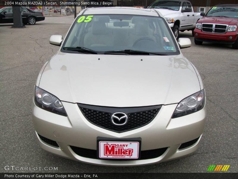 Shimmering Sand Mica / Beige 2004 Mazda MAZDA3 i Sedan