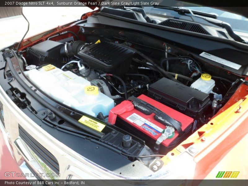 Sunburst Orange Pearl / Dark Slate Gray/Light Slate Gray 2007 Dodge Nitro SLT 4x4