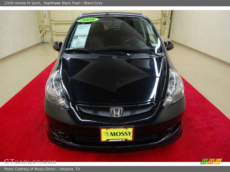 Nighthawk Black Pearl / Black/Grey 2008 Honda Fit Sport