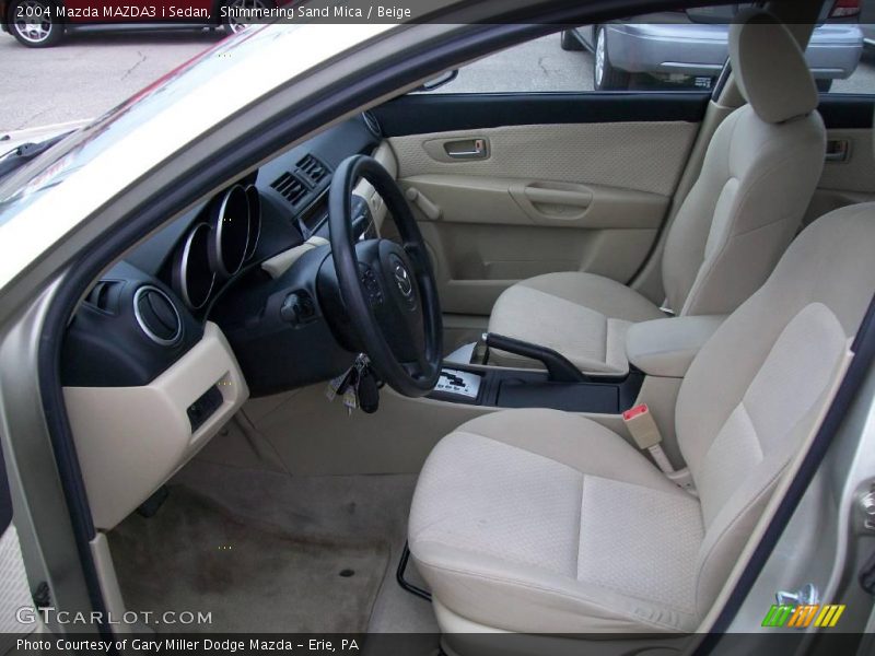 Shimmering Sand Mica / Beige 2004 Mazda MAZDA3 i Sedan