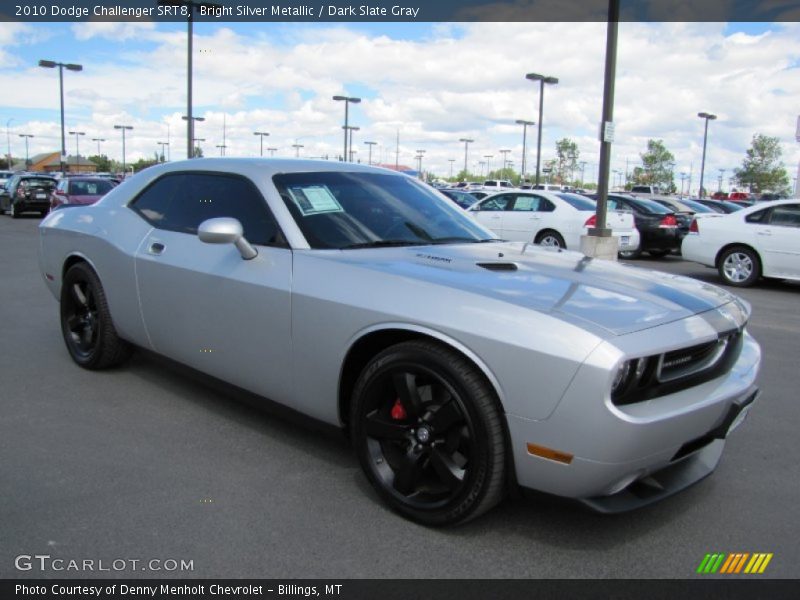 Bright Silver Metallic / Dark Slate Gray 2010 Dodge Challenger SRT8