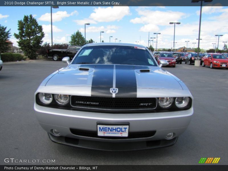 Bright Silver Metallic / Dark Slate Gray 2010 Dodge Challenger SRT8