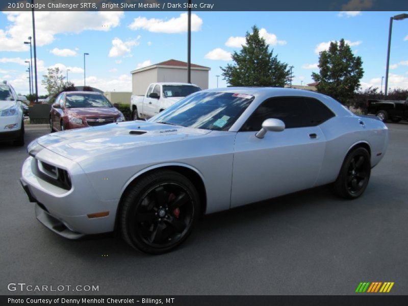 Bright Silver Metallic / Dark Slate Gray 2010 Dodge Challenger SRT8