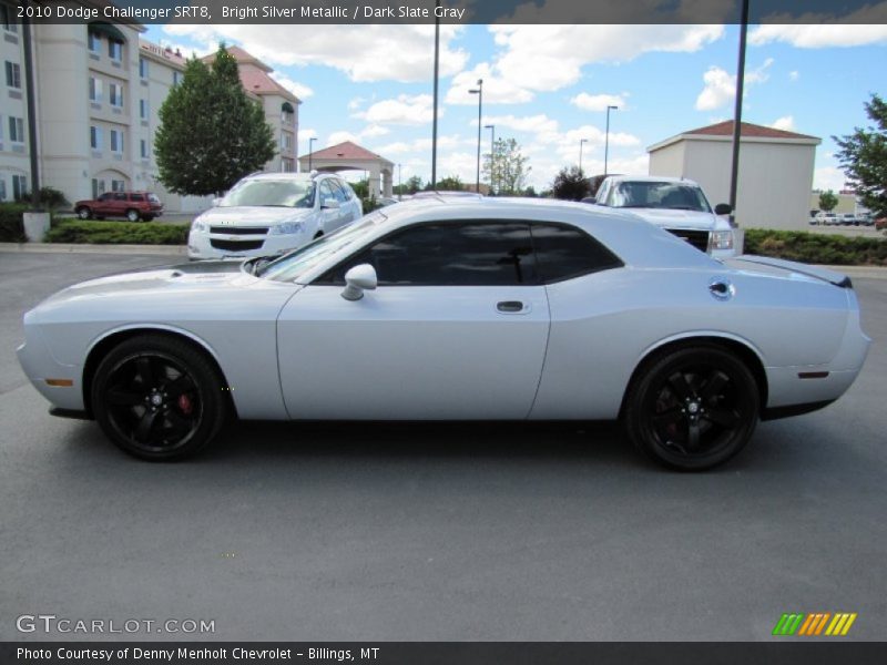Bright Silver Metallic / Dark Slate Gray 2010 Dodge Challenger SRT8