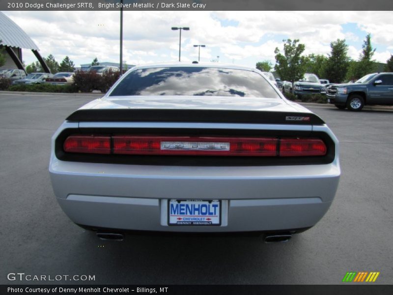 Bright Silver Metallic / Dark Slate Gray 2010 Dodge Challenger SRT8