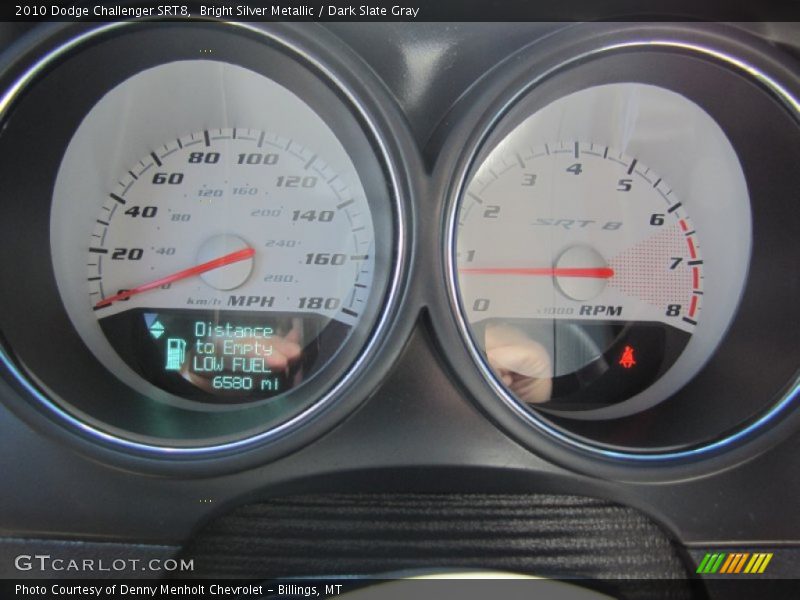 Bright Silver Metallic / Dark Slate Gray 2010 Dodge Challenger SRT8
