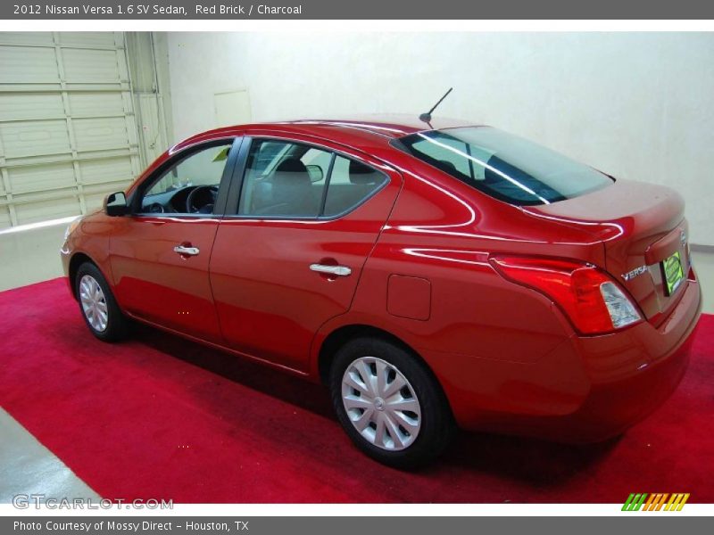 Red Brick / Charcoal 2012 Nissan Versa 1.6 SV Sedan