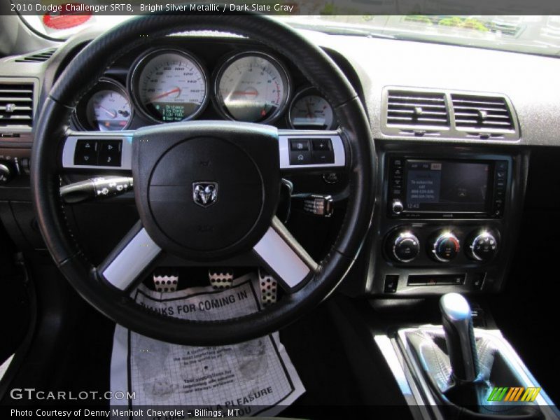 Bright Silver Metallic / Dark Slate Gray 2010 Dodge Challenger SRT8