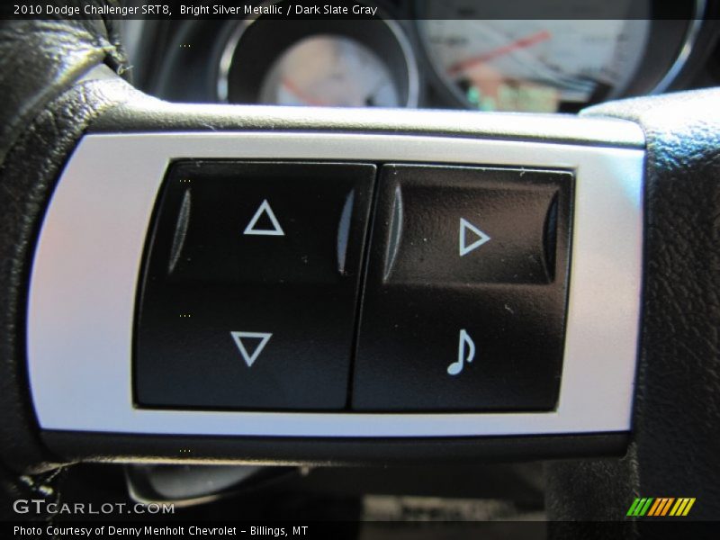 Bright Silver Metallic / Dark Slate Gray 2010 Dodge Challenger SRT8