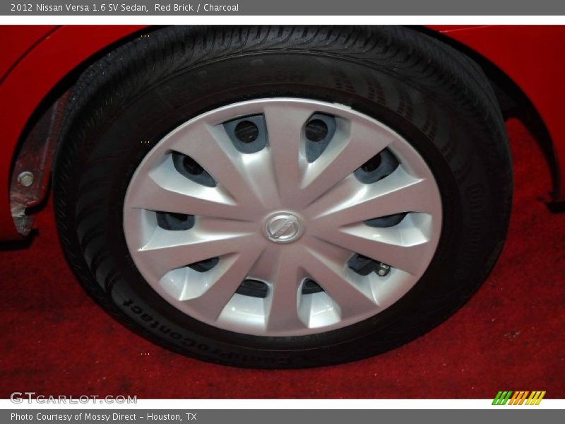 Red Brick / Charcoal 2012 Nissan Versa 1.6 SV Sedan