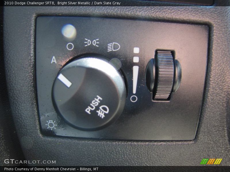 Bright Silver Metallic / Dark Slate Gray 2010 Dodge Challenger SRT8