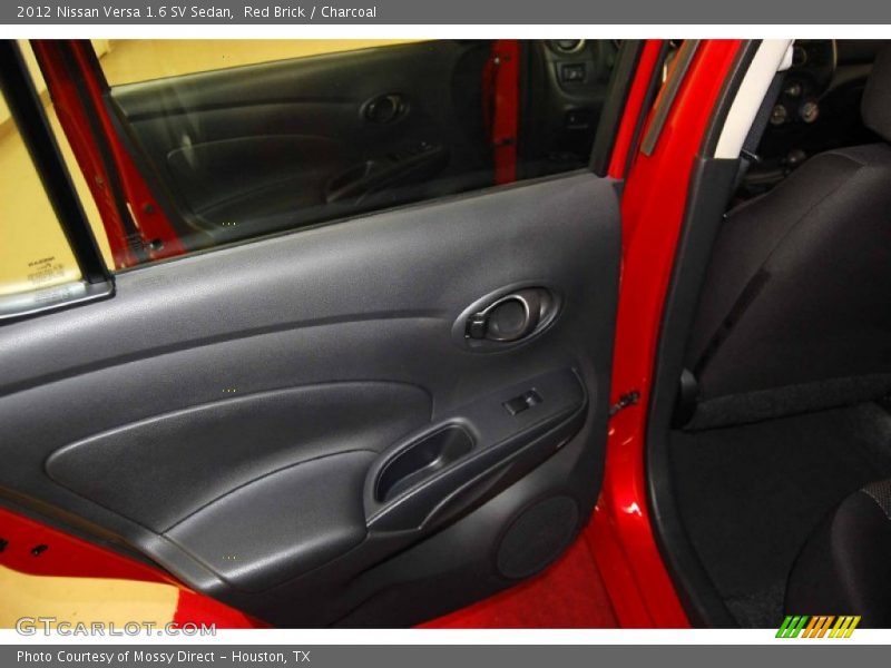 Red Brick / Charcoal 2012 Nissan Versa 1.6 SV Sedan