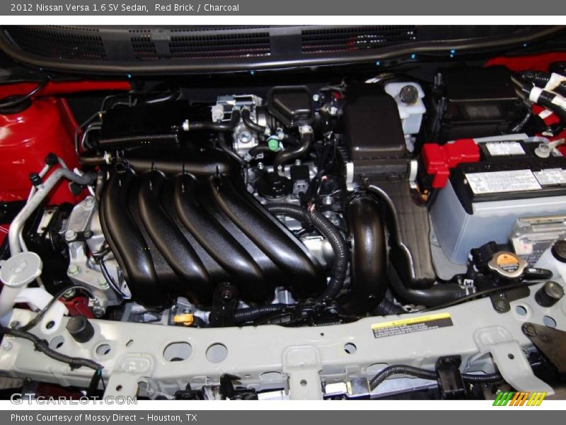 Red Brick / Charcoal 2012 Nissan Versa 1.6 SV Sedan