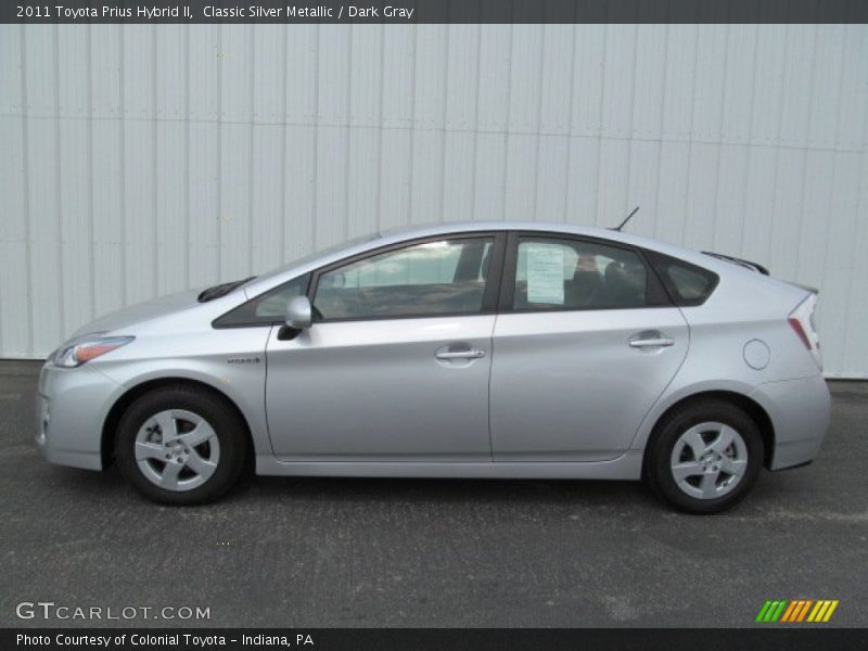 Classic Silver Metallic / Dark Gray 2011 Toyota Prius Hybrid II