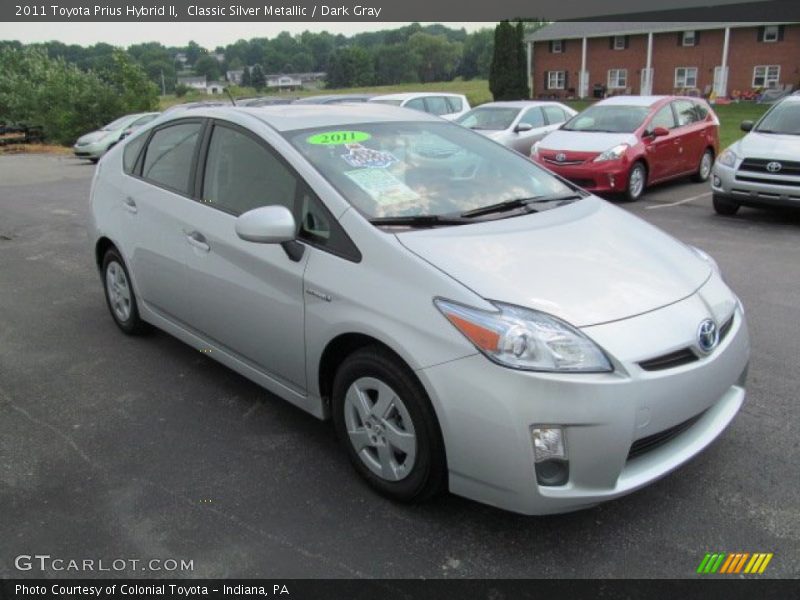 Classic Silver Metallic / Dark Gray 2011 Toyota Prius Hybrid II