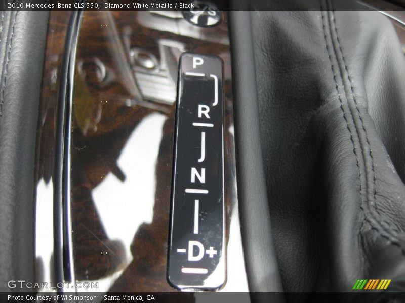 Diamond White Metallic / Black 2010 Mercedes-Benz CLS 550