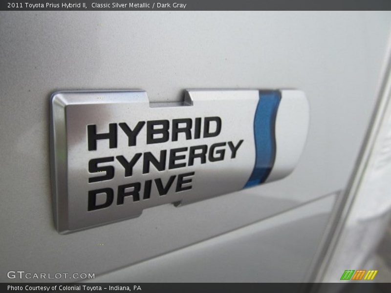 Classic Silver Metallic / Dark Gray 2011 Toyota Prius Hybrid II