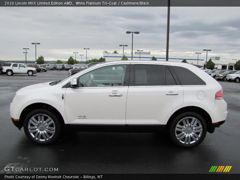 White Platinum Tri-Coat / Cashmere/Black 2010 Lincoln MKX Limited Edition AWD