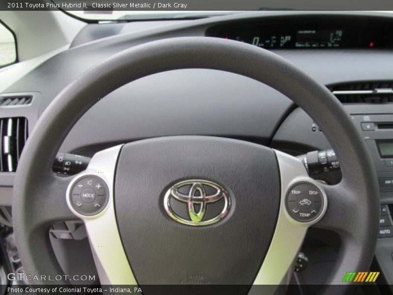 Classic Silver Metallic / Dark Gray 2011 Toyota Prius Hybrid II