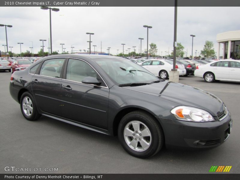 Cyber Gray Metallic / Gray 2010 Chevrolet Impala LT