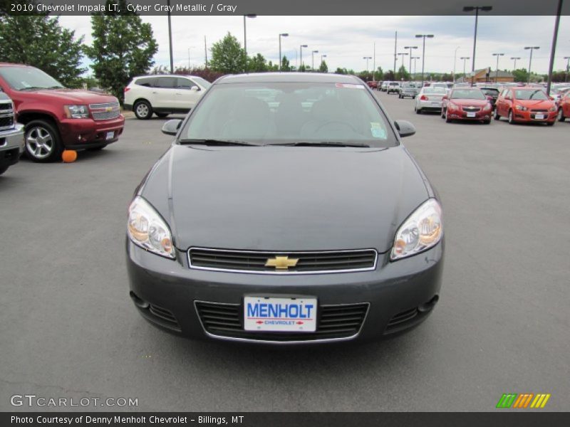 Cyber Gray Metallic / Gray 2010 Chevrolet Impala LT