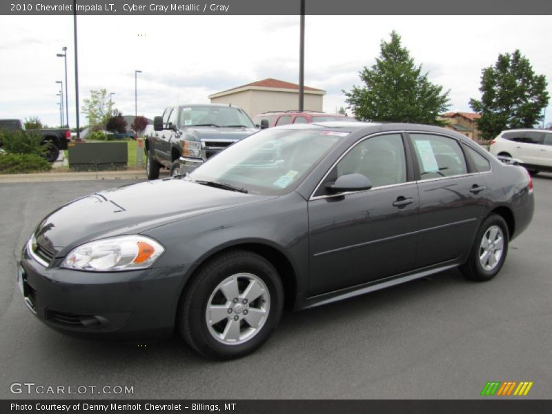 Cyber Gray Metallic / Gray 2010 Chevrolet Impala LT