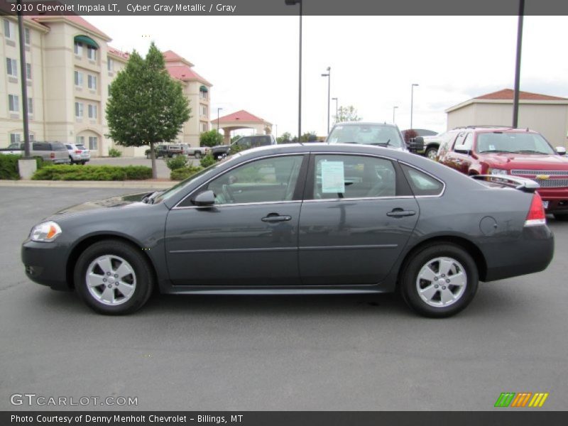Cyber Gray Metallic / Gray 2010 Chevrolet Impala LT