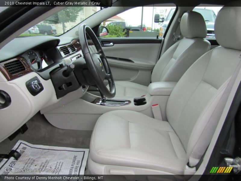 Cyber Gray Metallic / Gray 2010 Chevrolet Impala LT