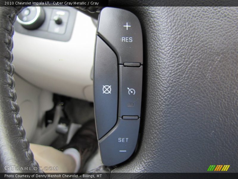 Cyber Gray Metallic / Gray 2010 Chevrolet Impala LT