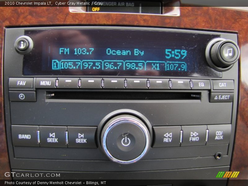 Cyber Gray Metallic / Gray 2010 Chevrolet Impala LT