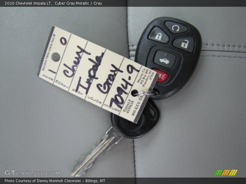 Cyber Gray Metallic / Gray 2010 Chevrolet Impala LT
