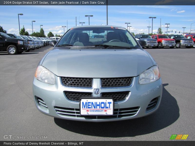 Satin Jade Pearlcoat / Dark Slate Gray 2004 Dodge Stratus SXT Sedan