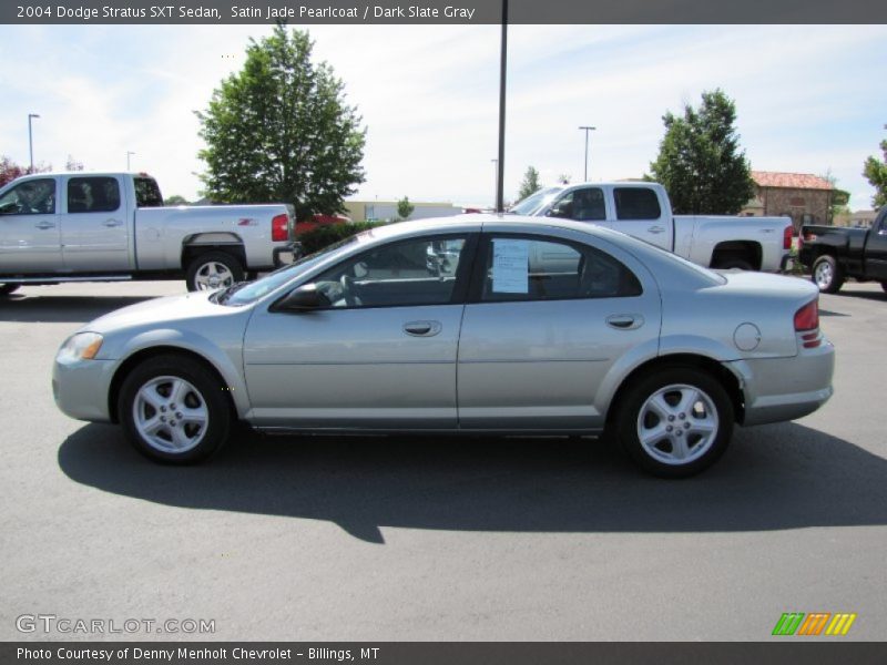 Satin Jade Pearlcoat / Dark Slate Gray 2004 Dodge Stratus SXT Sedan
