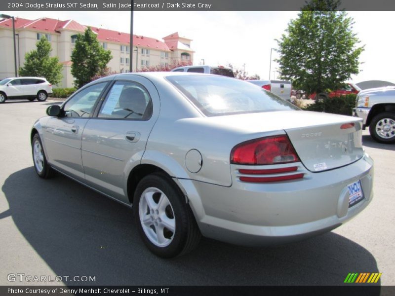 Satin Jade Pearlcoat / Dark Slate Gray 2004 Dodge Stratus SXT Sedan