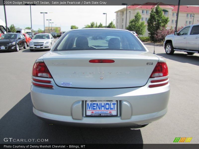 Satin Jade Pearlcoat / Dark Slate Gray 2004 Dodge Stratus SXT Sedan