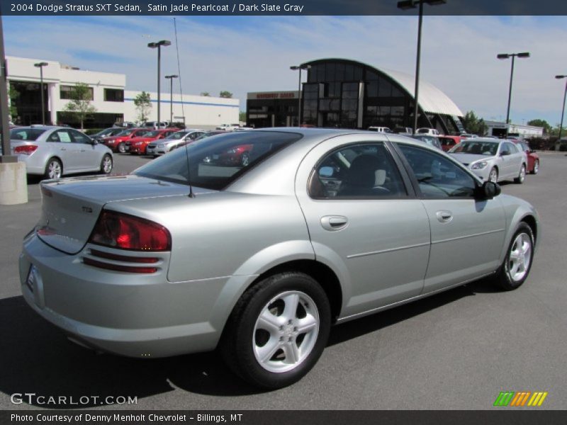 Satin Jade Pearlcoat / Dark Slate Gray 2004 Dodge Stratus SXT Sedan