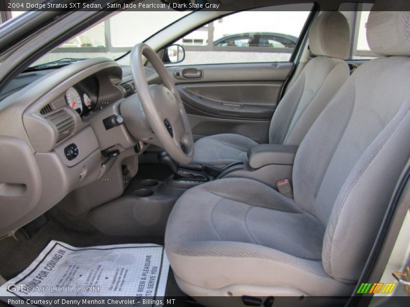Satin Jade Pearlcoat / Dark Slate Gray 2004 Dodge Stratus SXT Sedan
