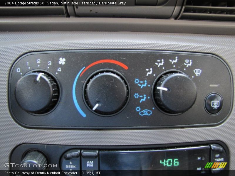 Controls of 2004 Stratus SXT Sedan