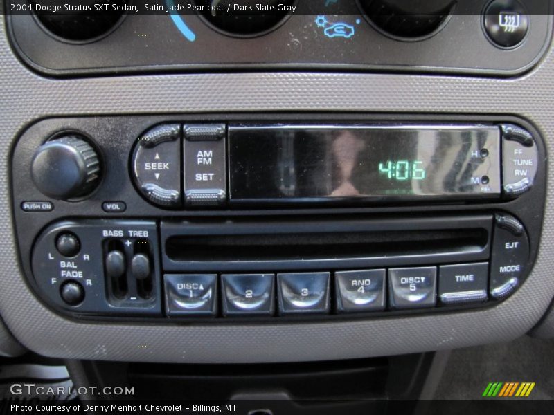 Satin Jade Pearlcoat / Dark Slate Gray 2004 Dodge Stratus SXT Sedan