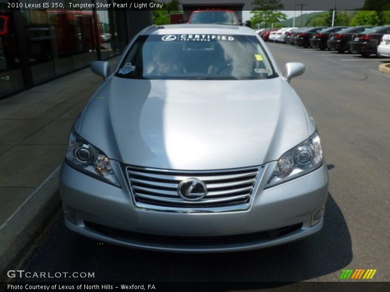 Tungsten Silver Pearl / Light Gray 2010 Lexus ES 350