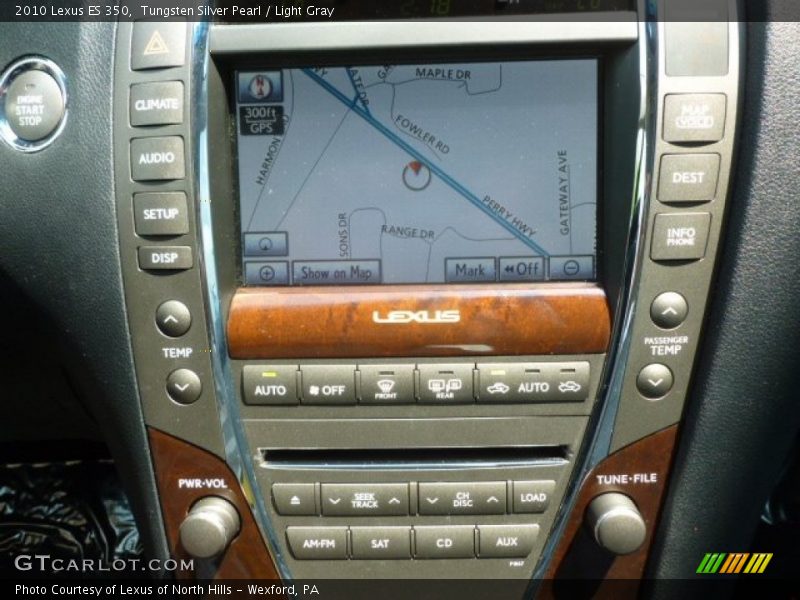 Tungsten Silver Pearl / Light Gray 2010 Lexus ES 350