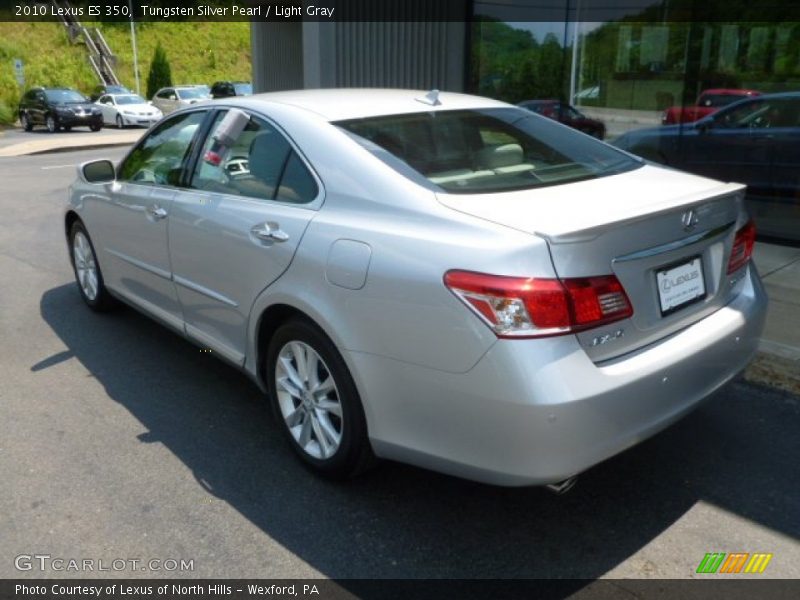 Tungsten Silver Pearl / Light Gray 2010 Lexus ES 350