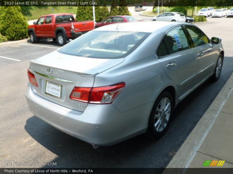 Tungsten Silver Pearl / Light Gray 2010 Lexus ES 350