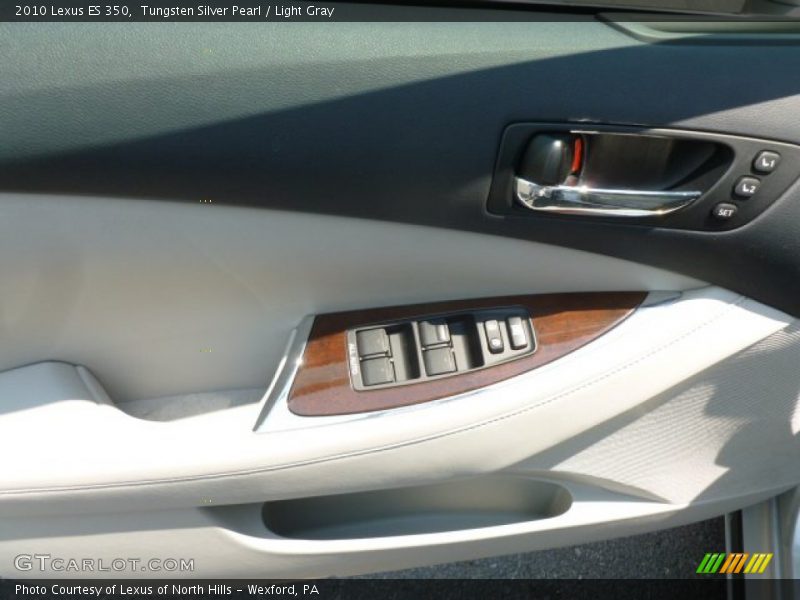 Tungsten Silver Pearl / Light Gray 2010 Lexus ES 350