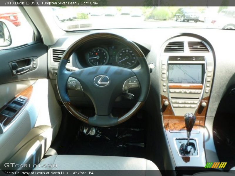 Tungsten Silver Pearl / Light Gray 2010 Lexus ES 350